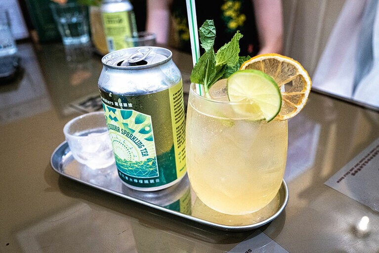 「Sparkling Lemon Tea」52香港ドル。