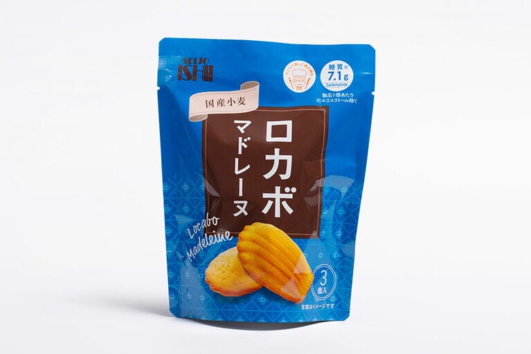 成城石井 ロカボマドレーヌ 3個入り 450円。撮影：今井知佑