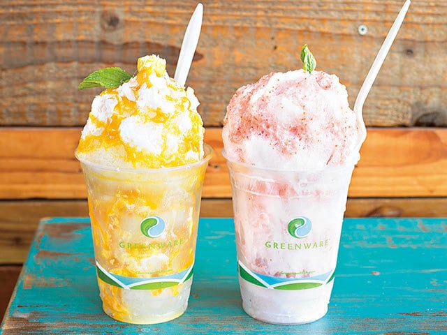 ホノルルの自然派シェイブアイスは ふんわりと消えるような口どけが