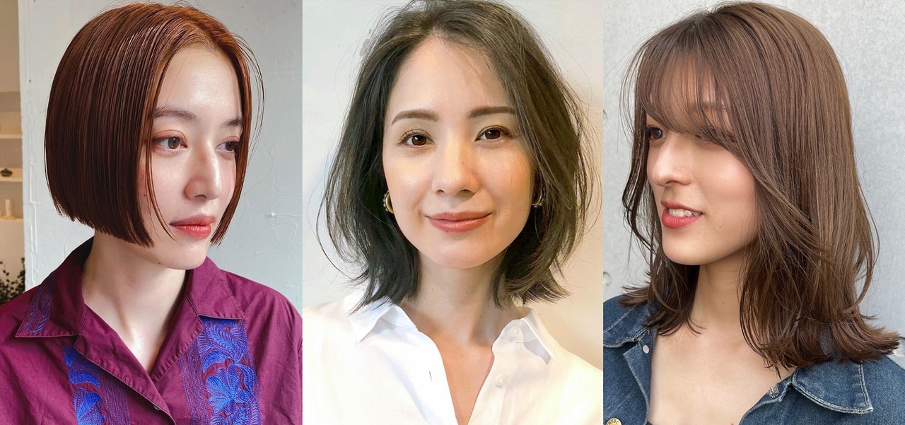 見た目も気分もすっきり、涼しげなヘアスタイル。