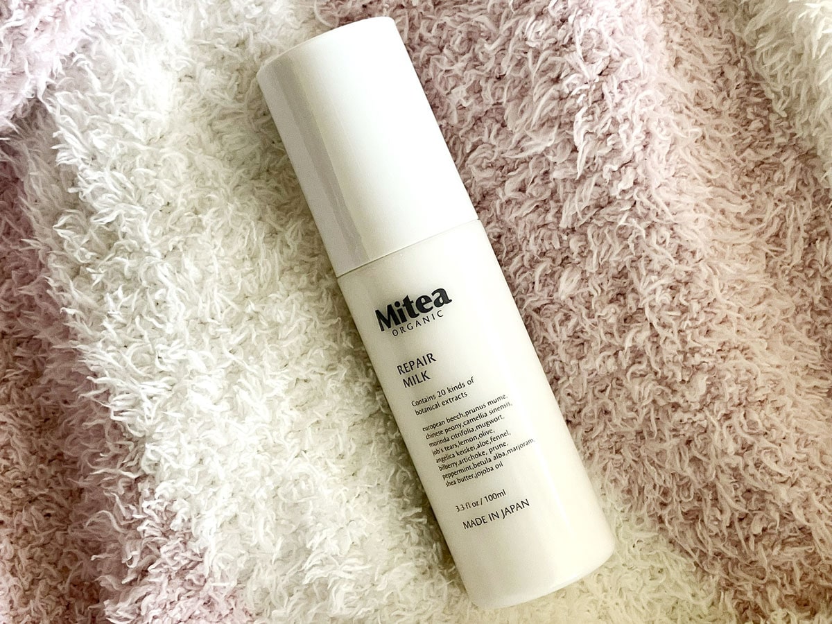 ミティア オーガニックのミティア リペアミルク。