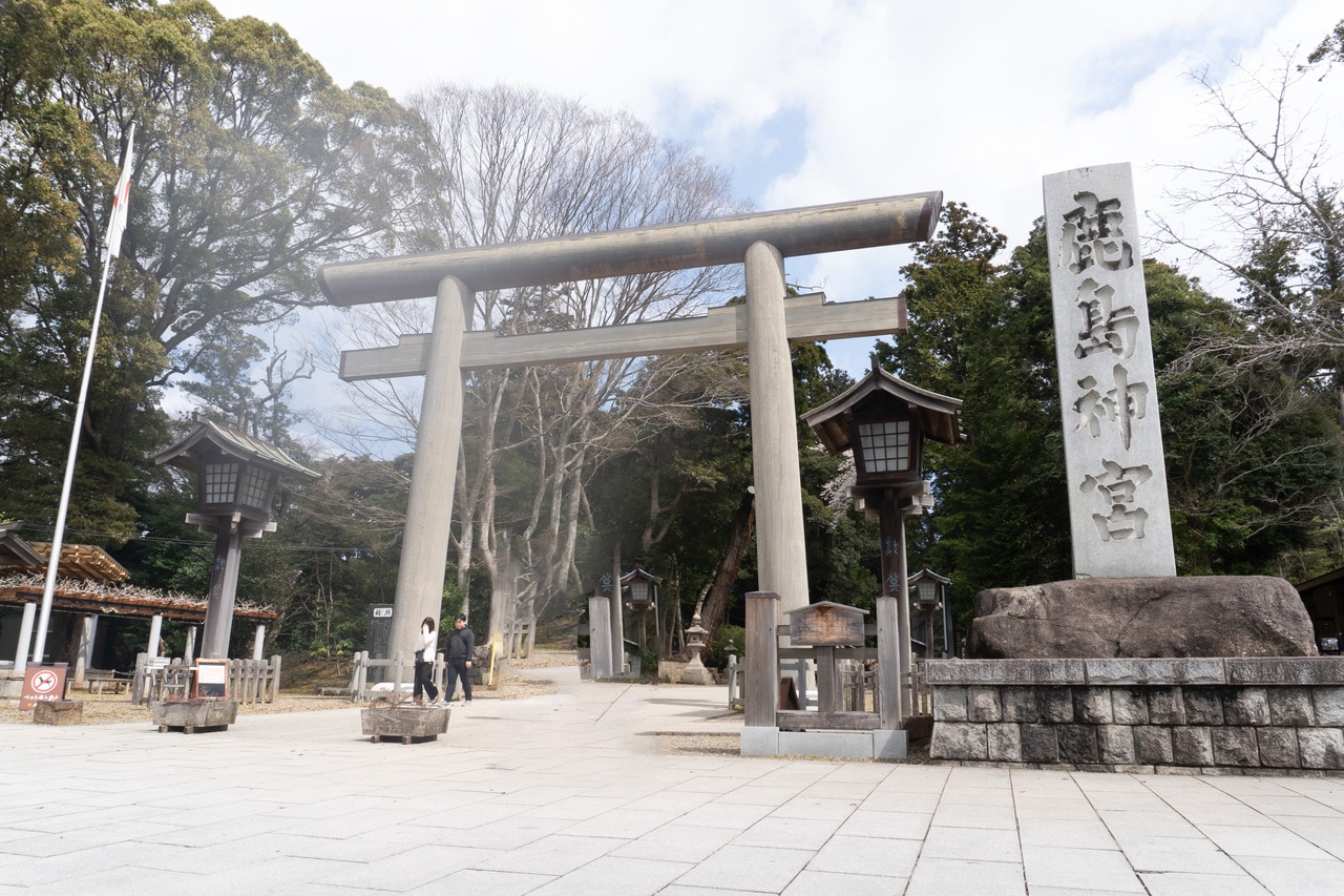 必勝祈願のご利益があるといわれる鹿島神宮。