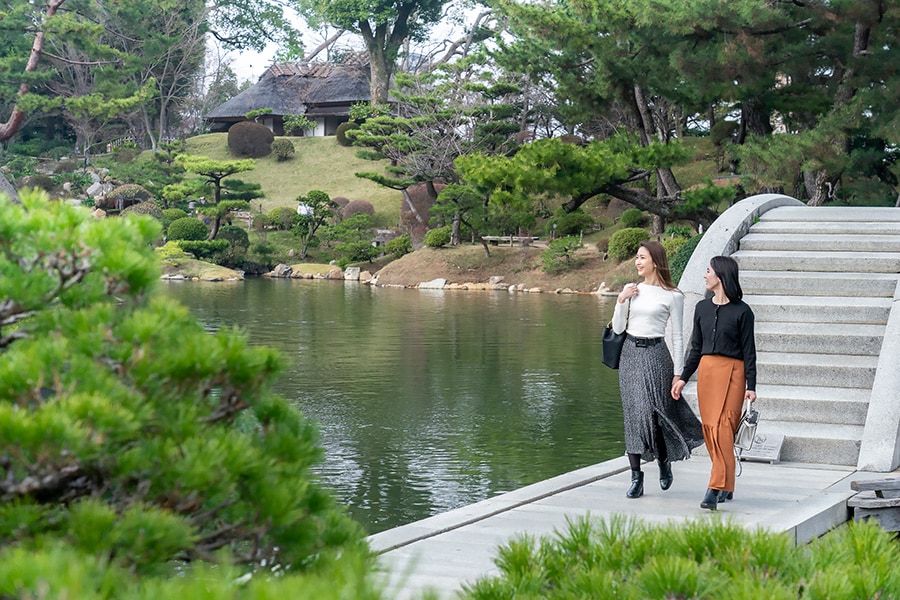 【広島県】縮景園。