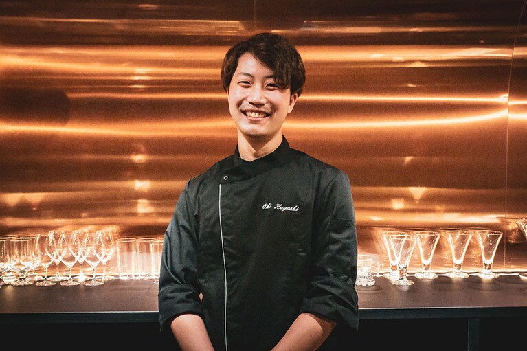 パティシエの林 巨樹さん。撮影：石川博也