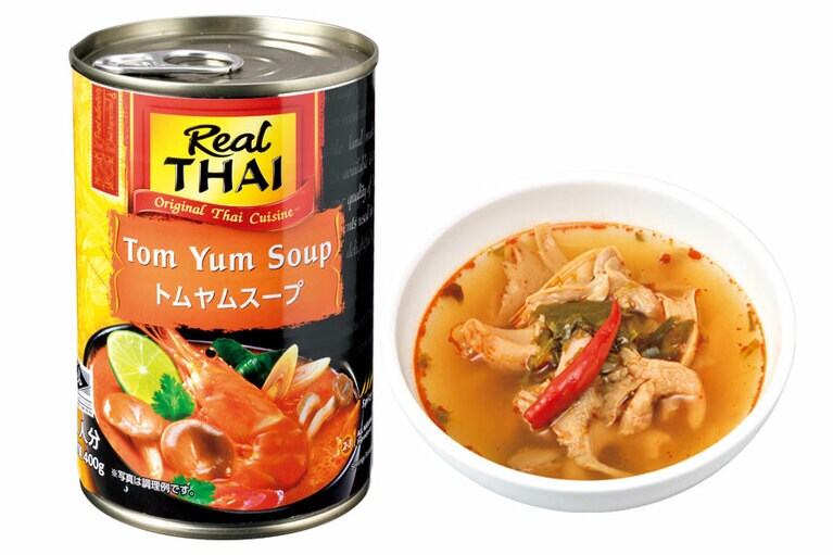 トムヤムスープ缶詰 192円／神戸物産