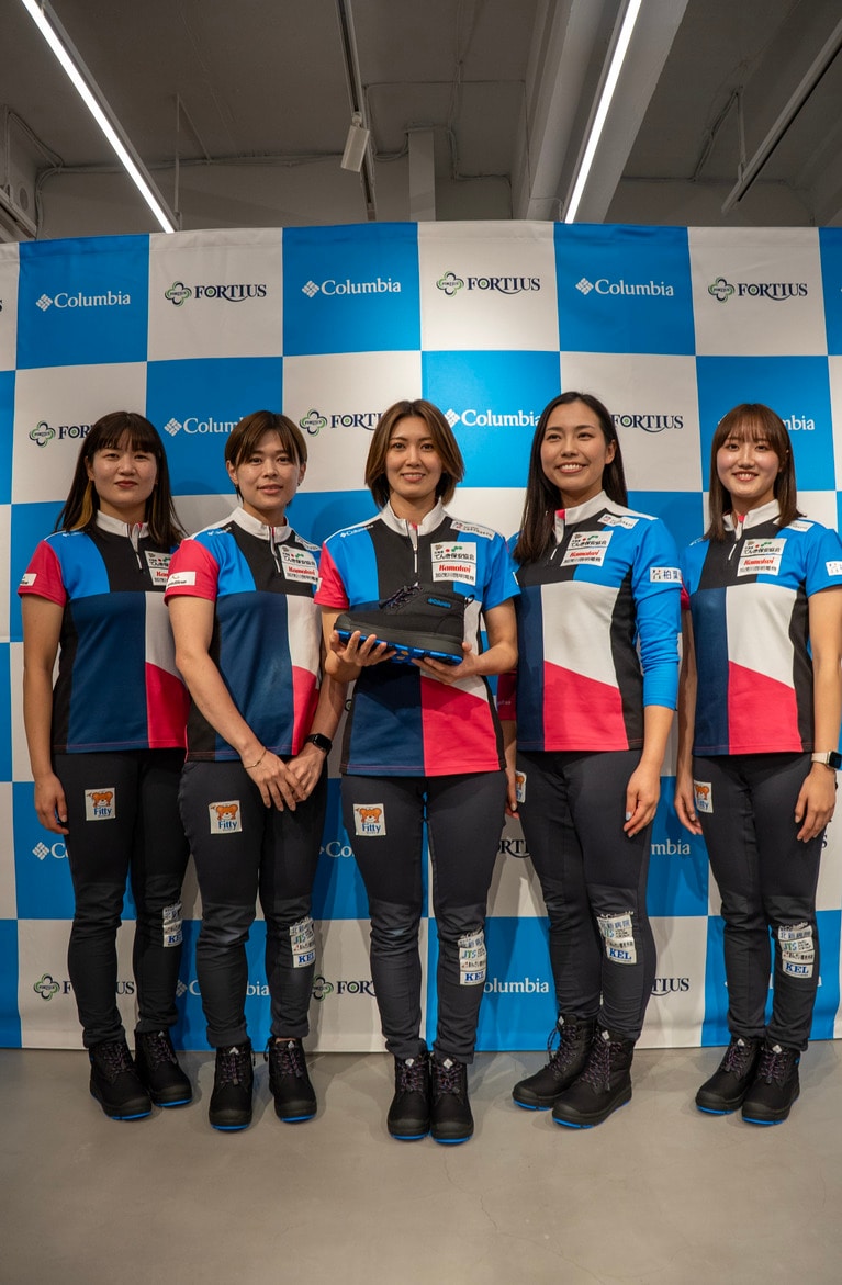 東京・原宿の旗艦店COLUMBIA TOKYO FLAGSHIPで開かれたイベントの様子。