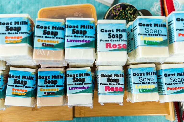 山羊農場の山羊ミルク石鹼。気になる！