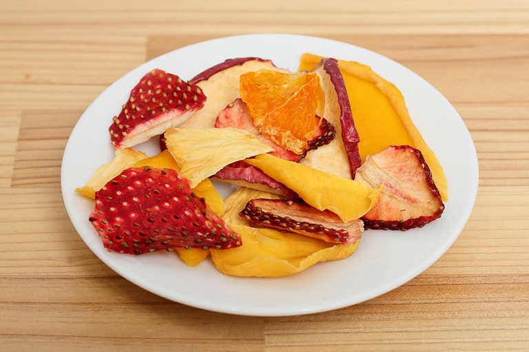 【和紅茶のフルーツティー】材料。