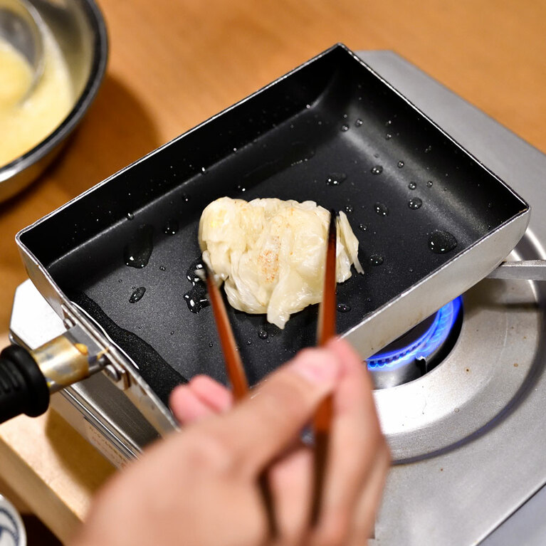 油はたっぷりめ。