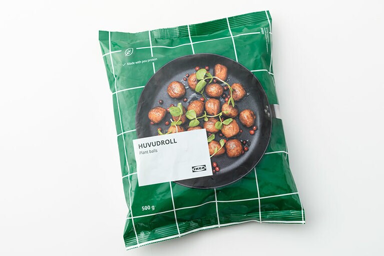 HUVUDRLL「プラントボール」699円(500g、税込)。