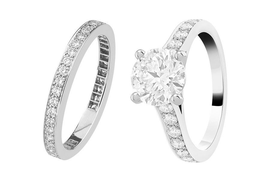 上質なダイヤモンドの輝きが、花嫁はもちろん、すべての女性を魅了する。