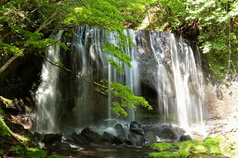 【福島県】達沢不動滝。
