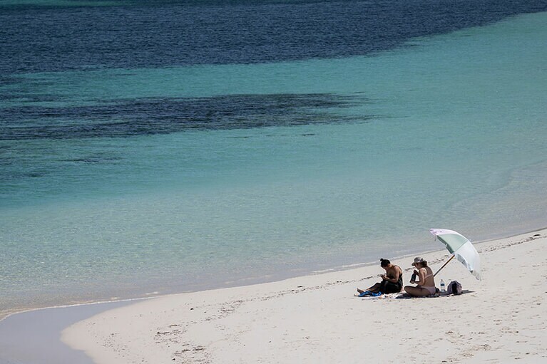 ビーチの穴場も。