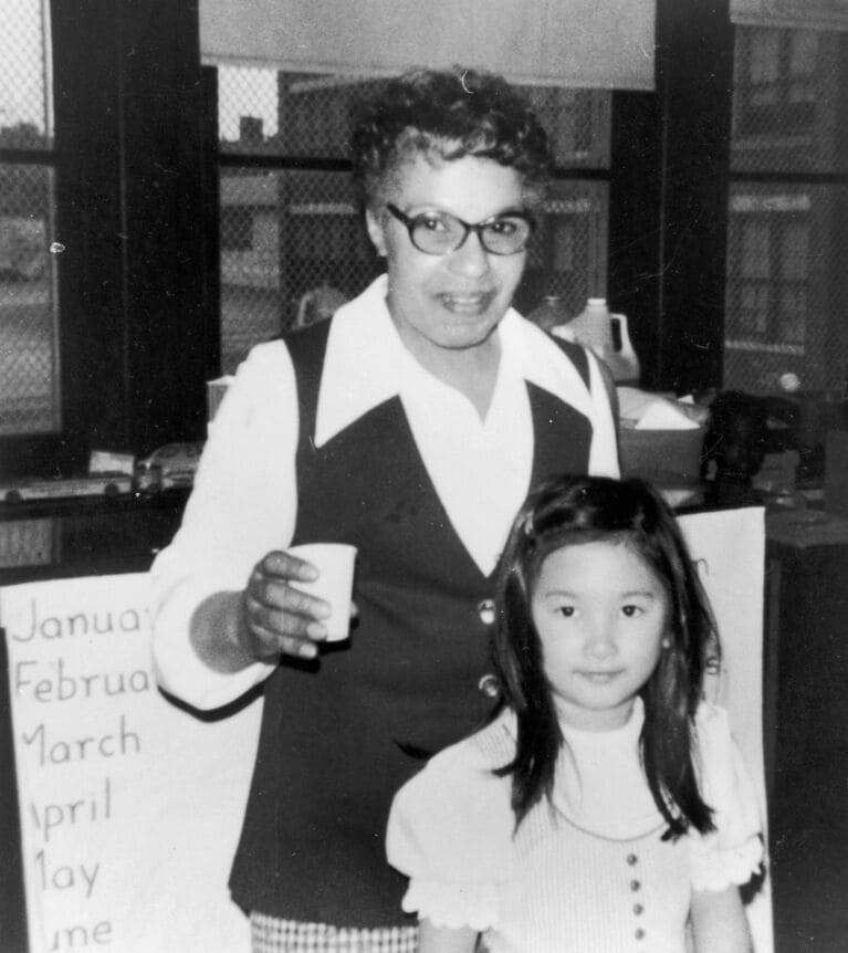 昭和48年7月 米・フィラデルフィア・リー・スクールに通われている紀子さま　宮内庁提供