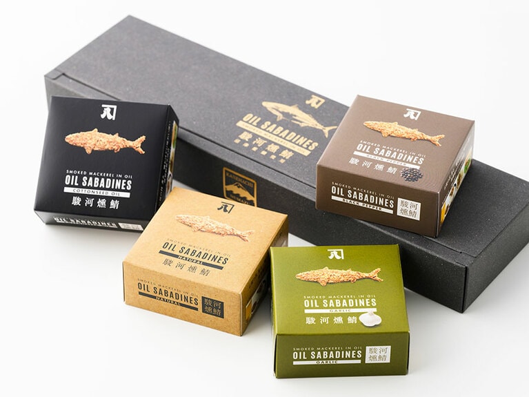 4缶ボックスセット【オイルサバディン】 4缶入り 2,538円／かねはち