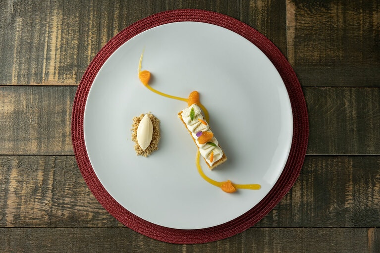 地産地消を確実に実践することが条件のルレ・エ・シャトーの加盟ホテルでもあり美食の宿としての評価が高い。©Andersons