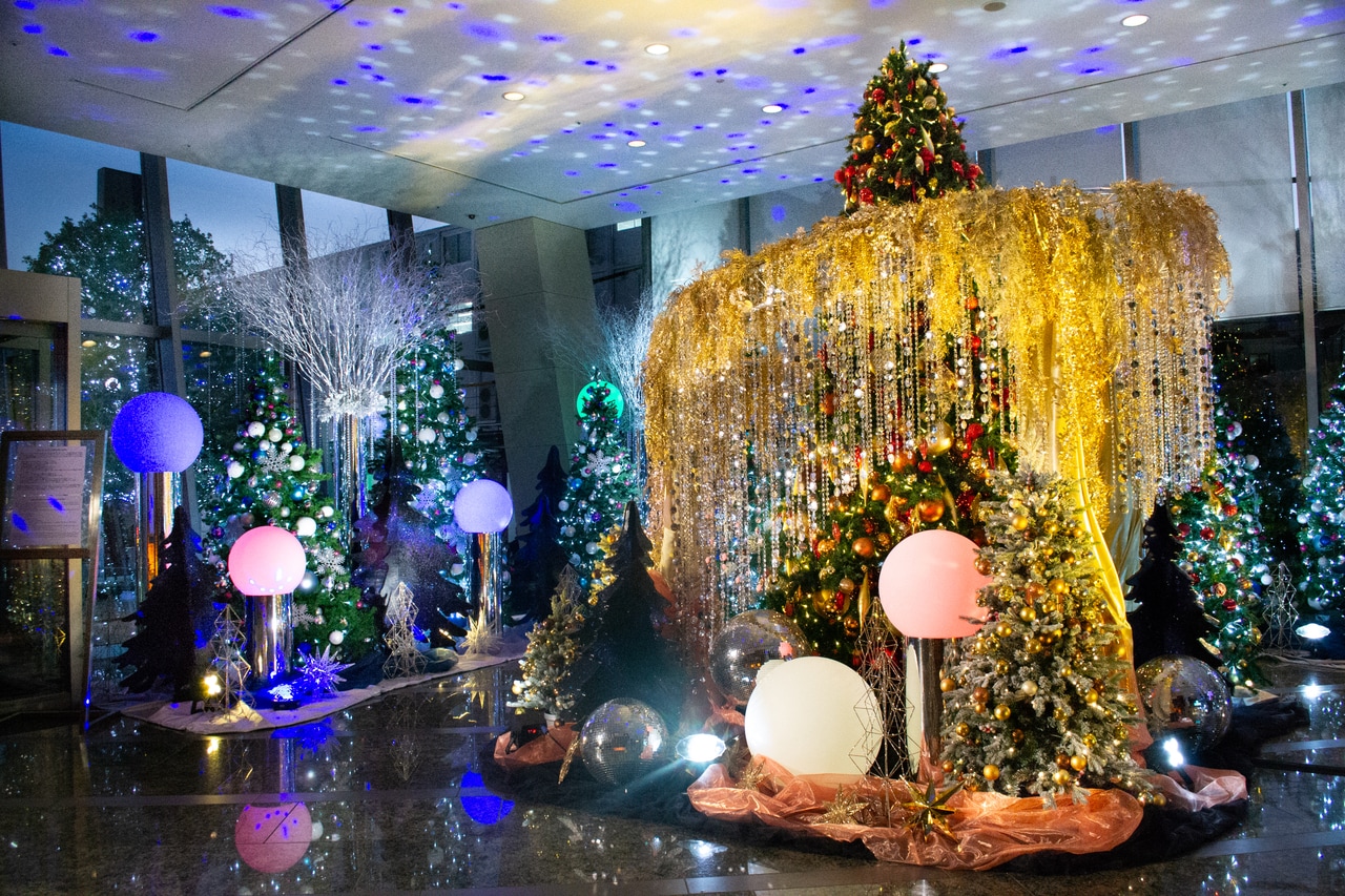 グランド ハイアット 東京のクリスマス エリア。