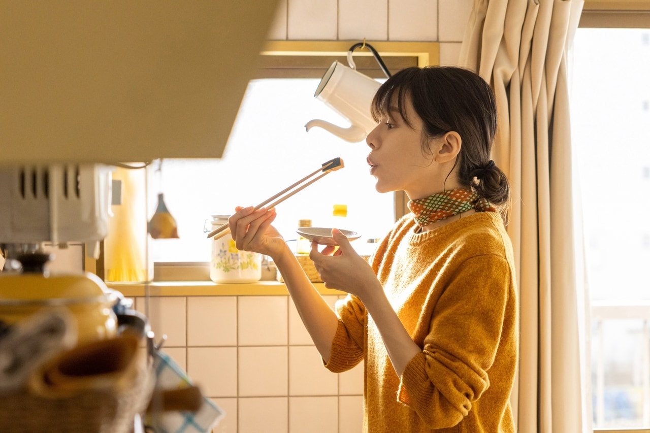 麦巻さとこを演じる桜井ユキさん。（C）NHK