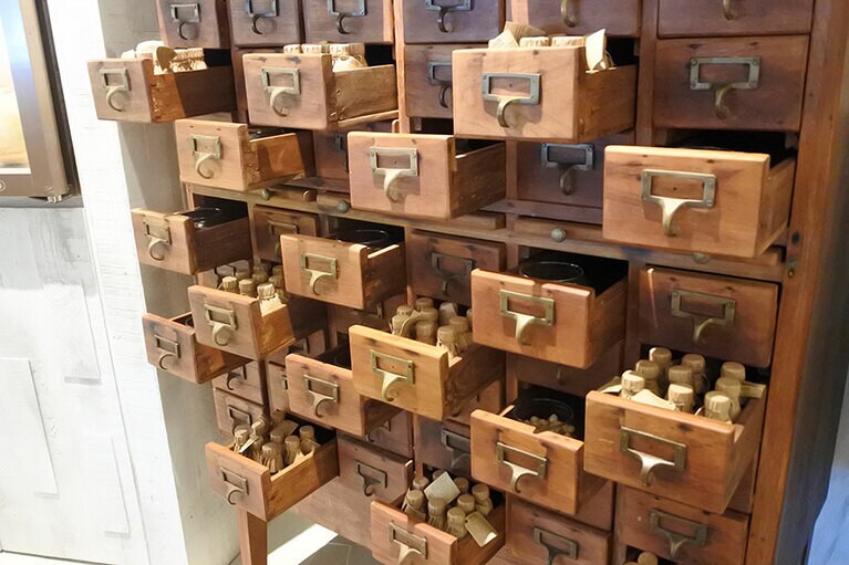 いろんな目的別に選べるアーユルヴェーダのドリンク。