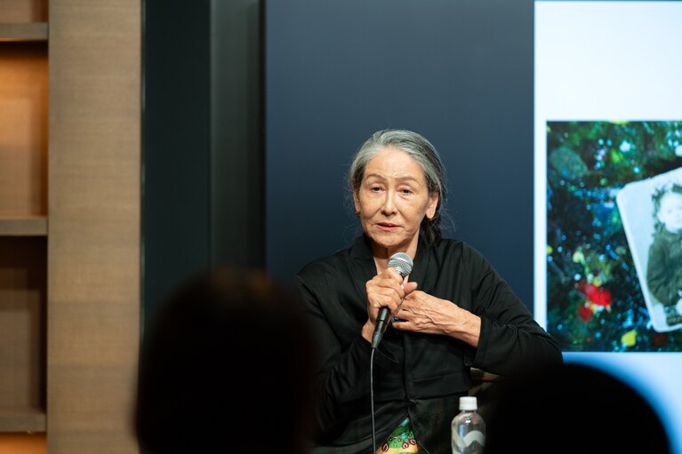 代官山 蔦屋書店で行われた浅野順子さんと近田春夫さんトークイベントにて。