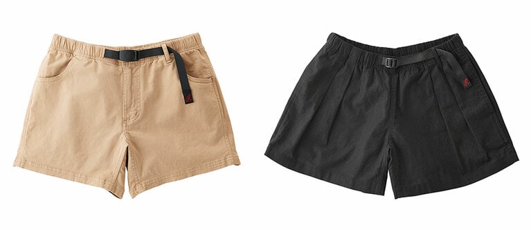 左)VERY SHORT(ベリーショーツ) 9,900円、サイズはS/M/L/XL/XXLの展開。右)LINEN RELAX SHORT(リネンリラックスショーツ)9,900円、サイズはS/M/Lの展開。