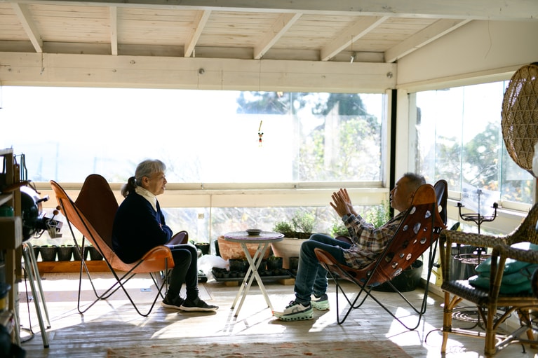 こぐれひでこさんと近田春夫さん。