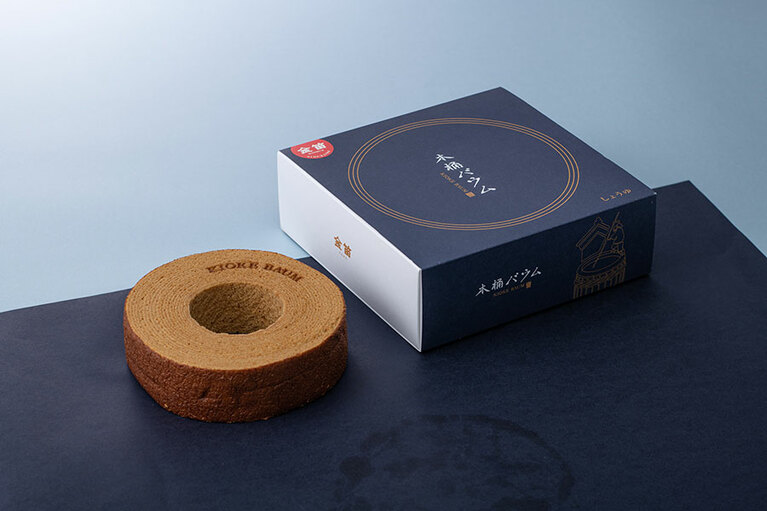 「金笛木桶バウムホール しょうゆ」1個 1,250円／笛木醤油