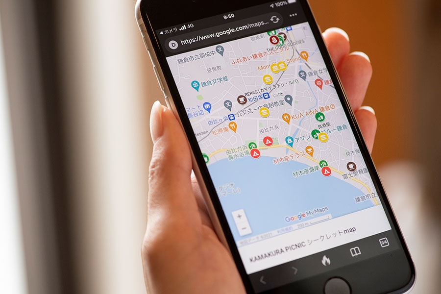 いろんなスポットがスマホひとつで見られるのは便利！