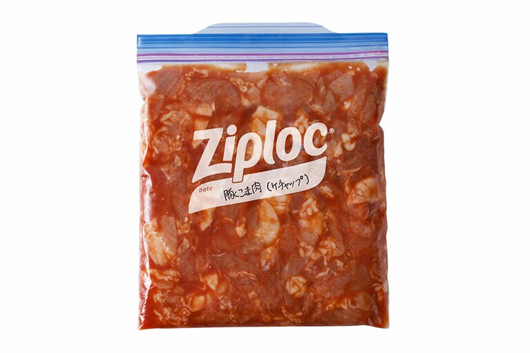 豚こまケチャップ味。