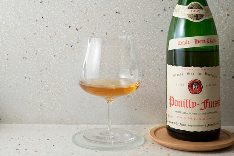 貴重なワインが登場。