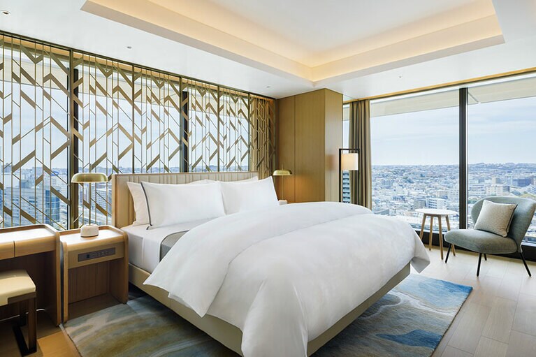 雲の上の寝心地と称される”へブンリーベッド”を全373室に導入。