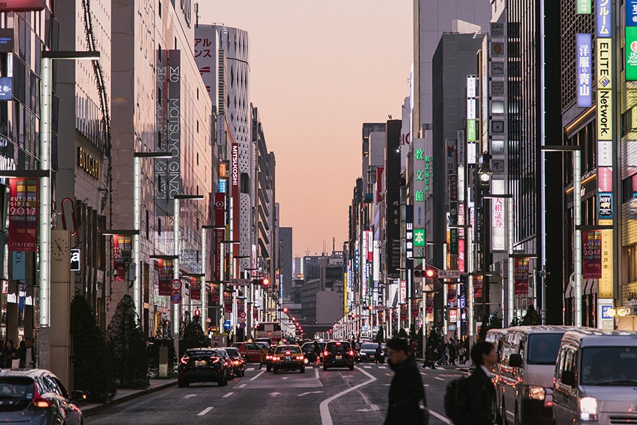 TOKYOと同様に、GINZAも今や世界共通語に。