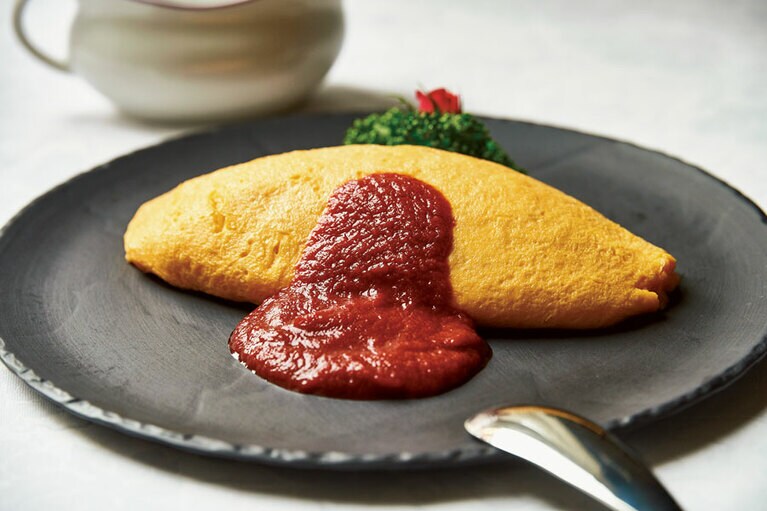 オムライス 2,200円(税込)／たいめいけん