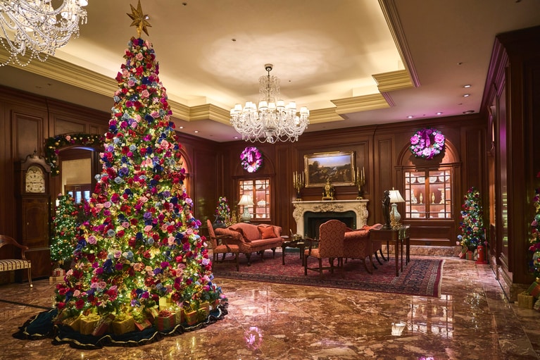 ザ・リッツ・カールトン大阪のクリスマスツリー。