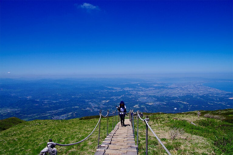 【鳥取県】大山夏山登山道。