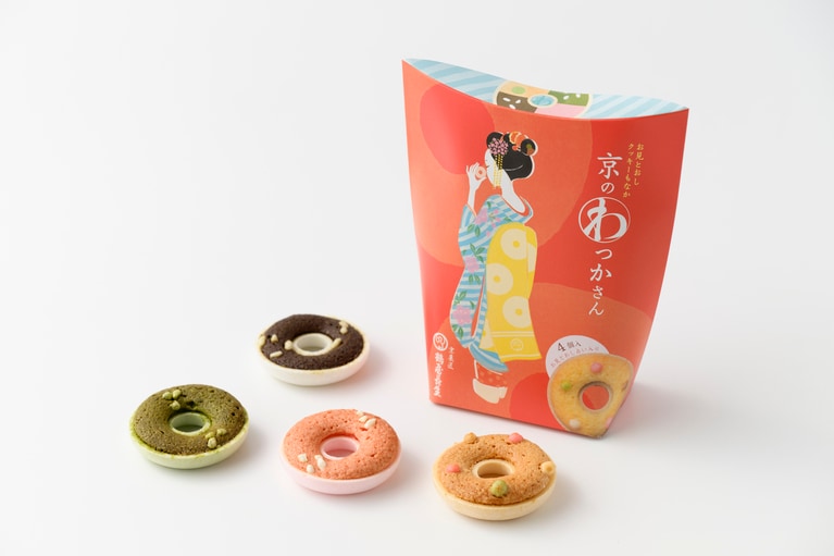 京のわっかさん 720円（4個入り）。