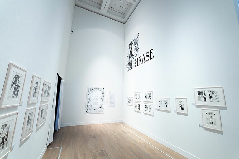 「CLAMP展」国立新美術館　2024年　展示風景。©CLAMP・ShigatsuTsuitachi CO.,LTD. ©C,ST/CEP