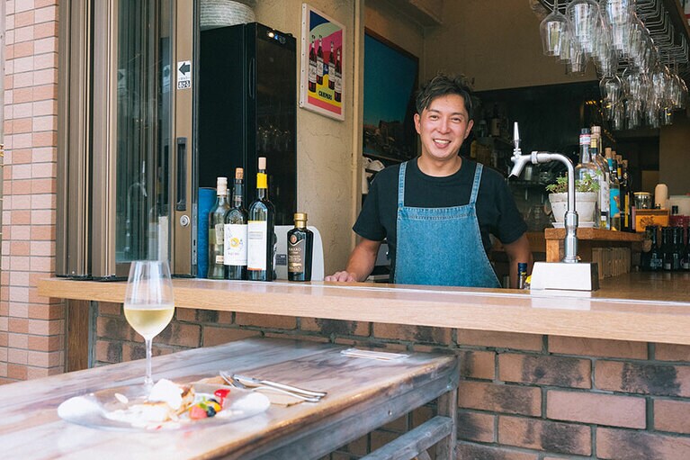 店内とも一体感があります。