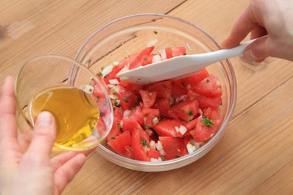「トマト」のマクロビレシピ作り方写真