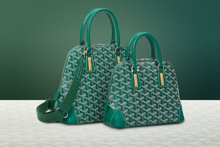 新品未使用　ゴヤール　GOYARD ヴァンドーム ミニ　バッグ　グリーン