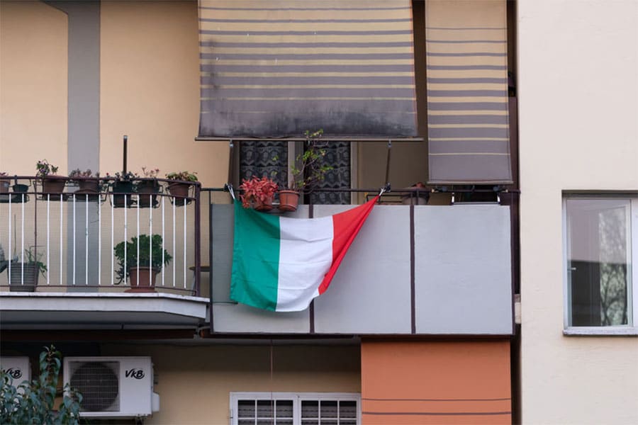 イタリアの各地でテレワーク中。©Cpolifoto/ 123RF