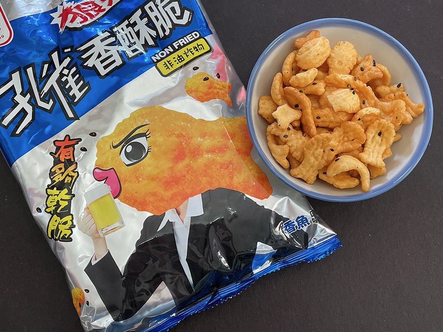 どこか懐かしさを感じさせるスナック菓子です。