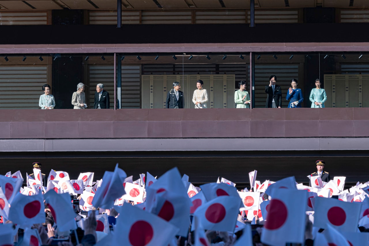 2年ぶりの新年一般参賀に、6万人余りが参賀に訪れた　©文藝春秋