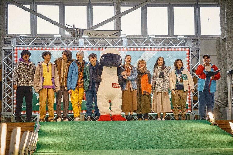 チャムスピクニック初となるファッションショーを開催。