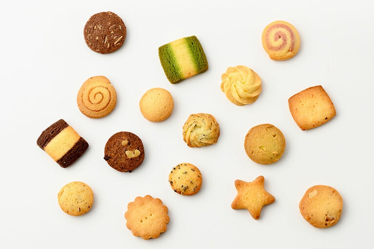 sweets shop FAVORI PLUS「joujou sable(ジュジュサブレ缶)」2,610円(471g)。※通販価格は異なる／福岡県