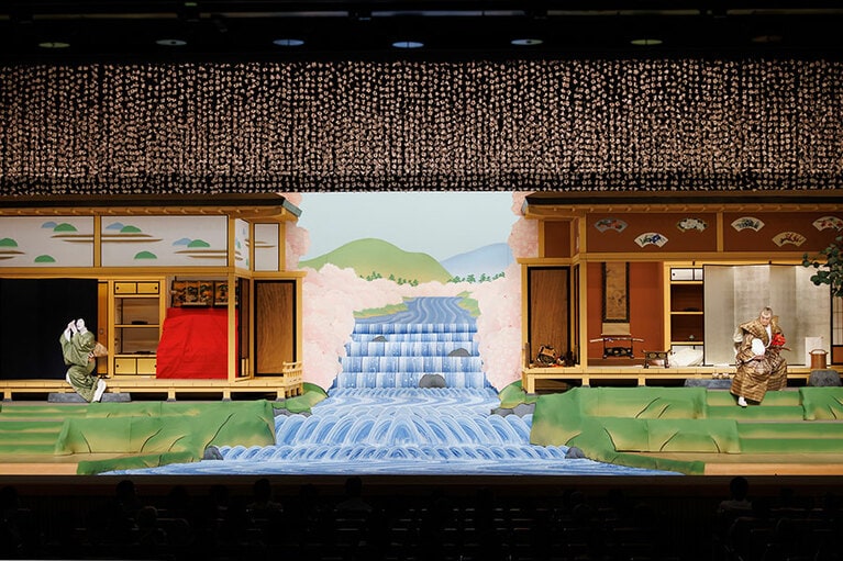 『妹背山婦女庭訓』＜第一部＞_吉野川の場。