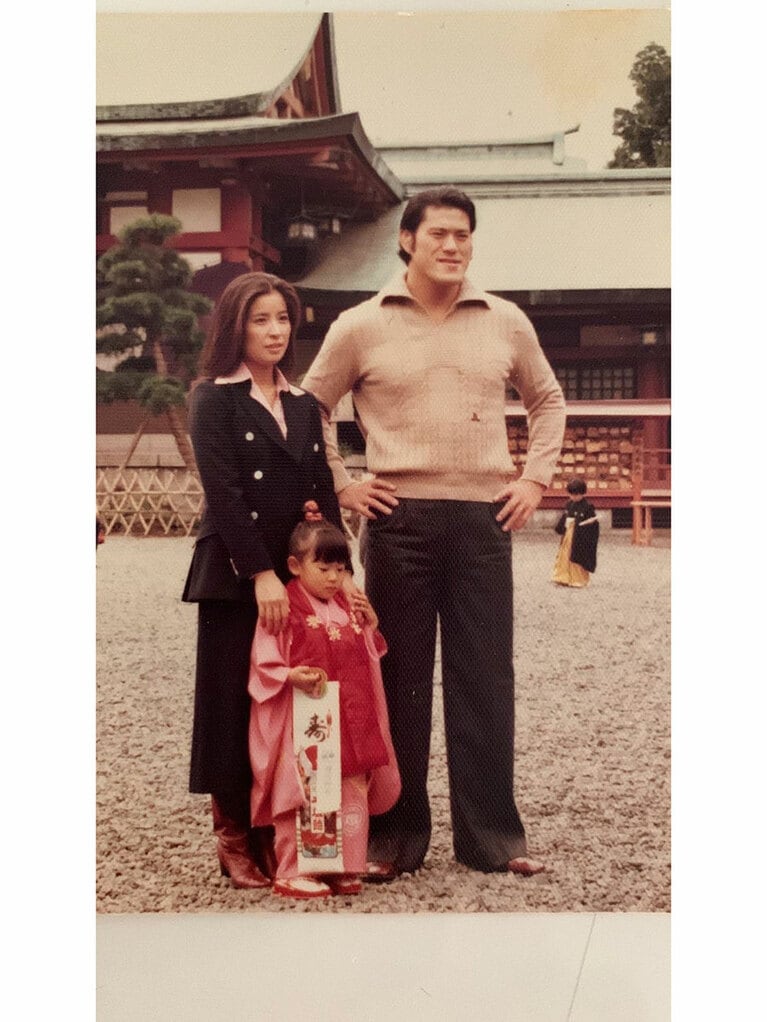 七五三の時の写真。