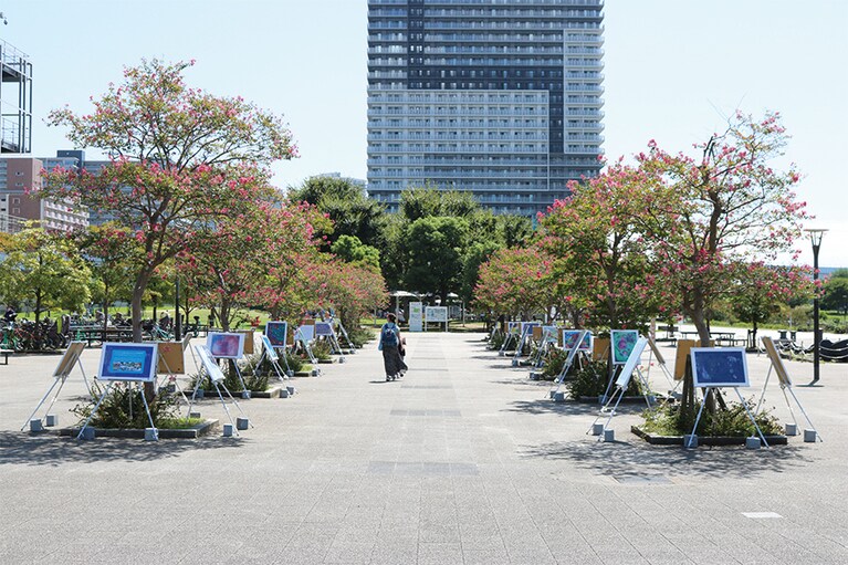 「アートパラ深川おしゃべりな芸術祭」より。