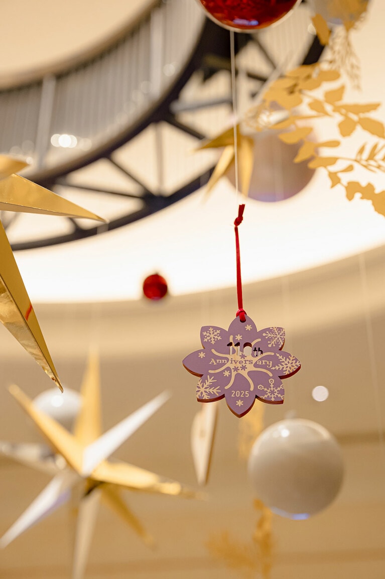 東京ステーションホテルのクリスマスツリー。