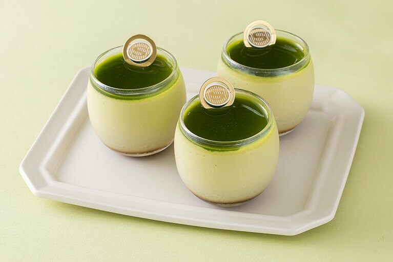 狭山茶のプディング 621円／資生堂パーラー